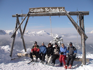 Ski Amadé, Rast auf dem Gipfel